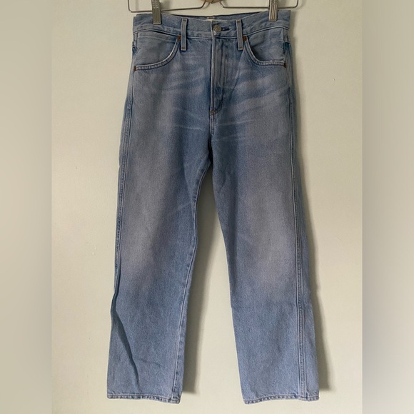 Citizens Of Humanity Sky Blue Straight Leg Jeans - Picture 2 of 7